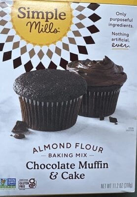 Simple Mills Almond Flour Chocolate Muffin & Cake Baking Mix package