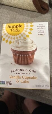 Simple Mills Vanilla Cupcake & Cake Almond Flour Mix package