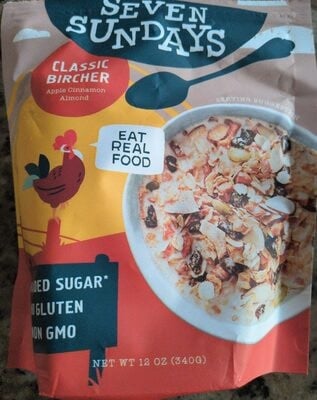 Seven Sundays Unsweetened Bircher Muesli package