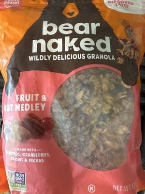 Bear Naked Cereal Granola All Natural Fruit & Nut package