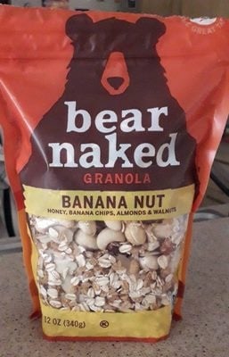 Bear Naked Cereal Granola All Natural Banana Nut package