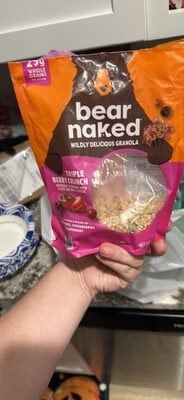 Bear Naked Cereal Granola All Natural Fit Triple Berry packaging