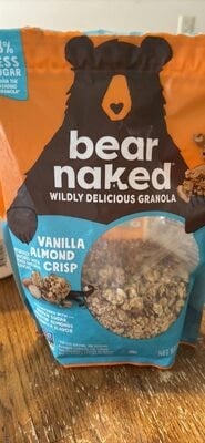 Bear Naked Cereal Granola All Natural Fit Vanilla Almond package