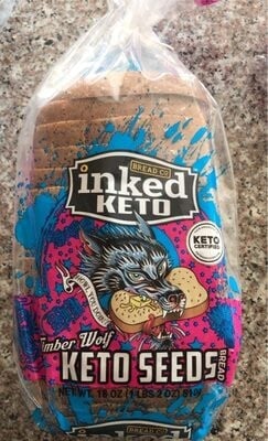Inked Keto Timber Wolf Keto Seeds Bread packaging