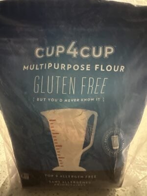 Cup4cup Gluten Free Multipurpose Flour packaging