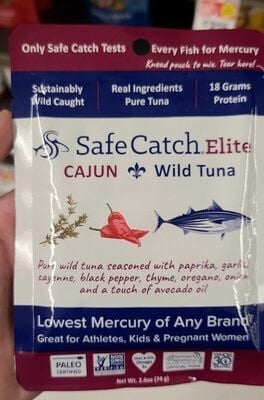 Safe Catch Cajun Elite Wild Tuna packaging