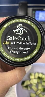 Safe Catch Ahi Wild Yellowfin Tuna In Avocado Oil packaging