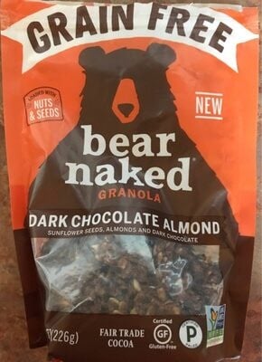 Bear Naked Grain Free Dark Chocolate Almond Granola package