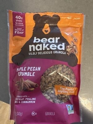 Bear Naked Cereal Granola Maple Pecan package