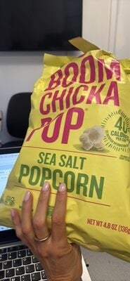 Angie's Boomchickapop Angies Sea Salt Popcorn package