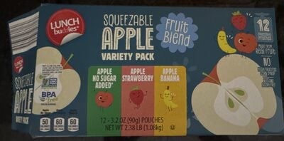 Aldi Squeezable Apple Sauce packaging