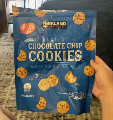 Kirkland Signature Chocolate Chip Cookies, Chocolate Chip package