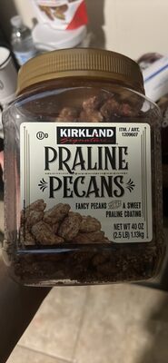 Kirkland Signature Praline Pecans package