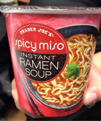 Trader Joe's Spicy Miso Instant Ramen Soup packaging